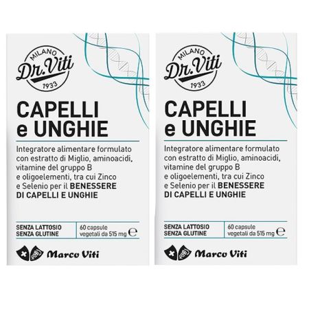 DR VITI ABBINATA CAPELLI UNGHIE 120 CAPSULE - Apotecalab srl