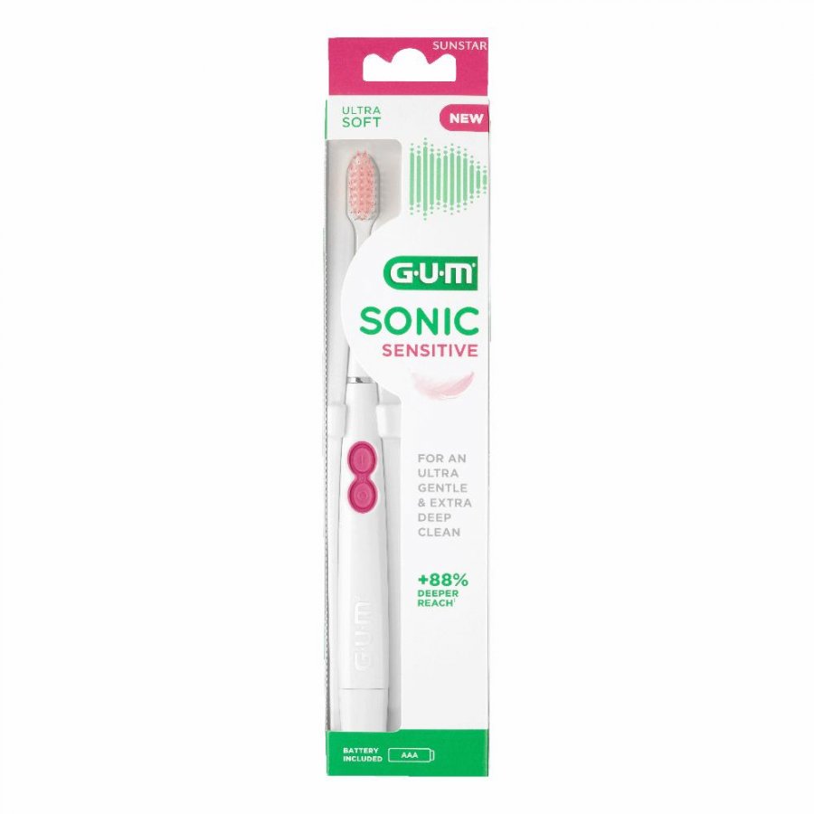 GUM SONIC SENSITIVE SPAZZOLINO BATTERIA ADULTO - Apotecalab srl