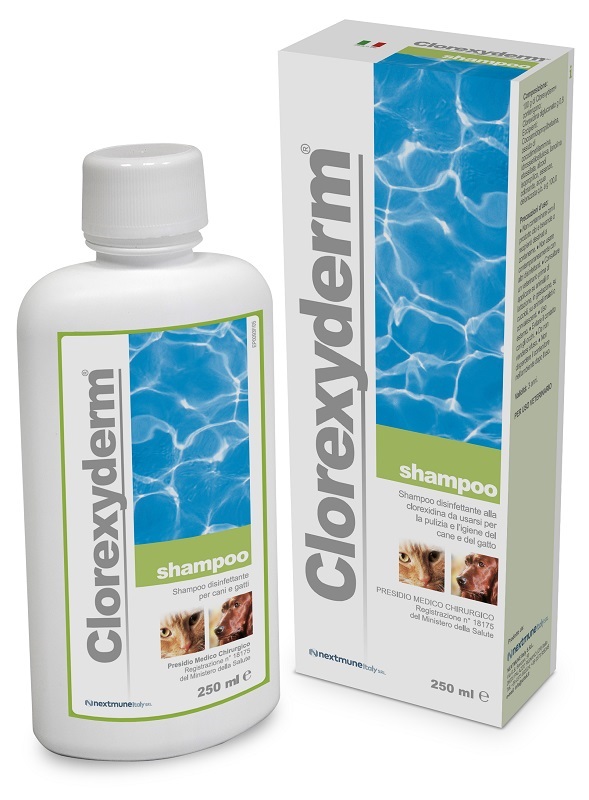 CLOREXYDERM SHAMPOO 250 ML - Apotecalab srl