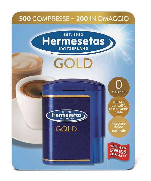 HERMESETAS GOLD 500+200 COMPRESSE 35 G - Apotecalab srl