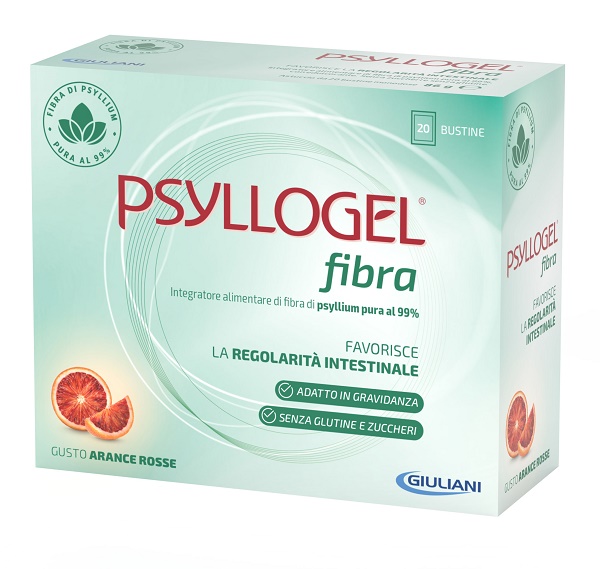 PSYLLOGEL FIBRA ARANCE ROSSE 20 BUSTINE - Apotecalab srl