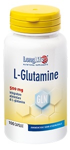 LONGLIFE L-GLUTAMINE 100 CAPSULE DI GELATINA DA 620 MG - Apotecalab srl
