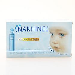 SOLUZIONE FISIOLOGICA PER ASPIRATORE NASALE NARHINEL 20 FIALE DA 5ML - Apotecalab srl