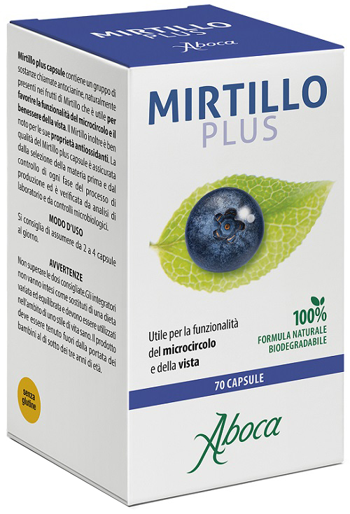 MIRTILLO PLUS 70 CAPSULE - Apotecalab srl