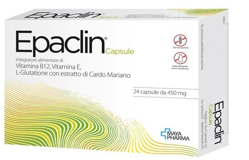 EPACLIN 24 CAPSULE DA 450 MG SENZA GLUTINE NATURALMENTE PRIVO DI LATTOSIO - Apotecalab srl
