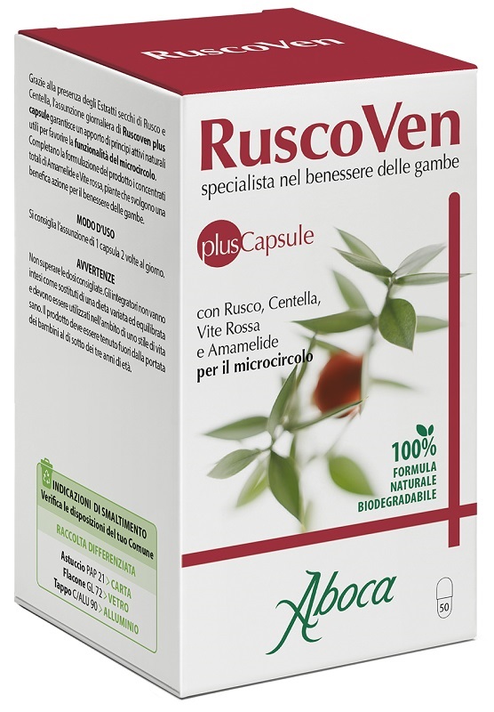 RUSCOVEN PLUS 50 CAPSULE - Apotecalab srl