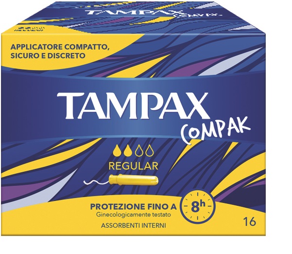 TAMPAX COMPAK REGULAR 16 PEZZI - Apotecalab srl