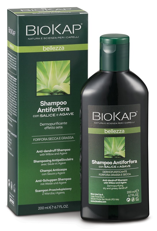 BIOKAP BELLEZZA SHAMPOO ANTIFORFORA 200 ML BIOSLINE - Apotecalab srl