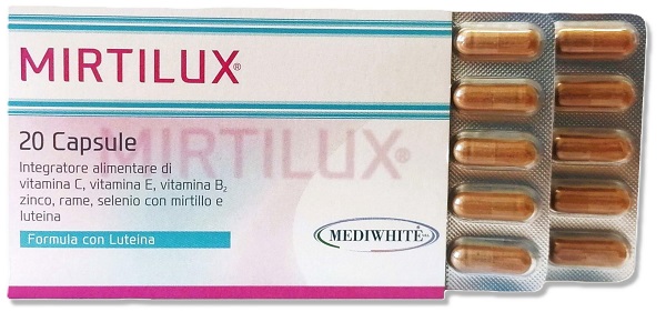 MIRTILUX 20 CAPSULE 441 MG - Apotecalab srl