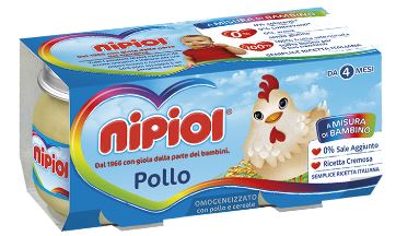 NIPIOL OMOGENEIZZATO POLLO 80 G 2 PEZZI - Apotecalab srl