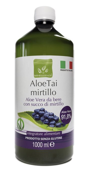 ALOE TAI SUCCO ALOE VERA MIRTILLO 1000 ML - Apotecalab srl