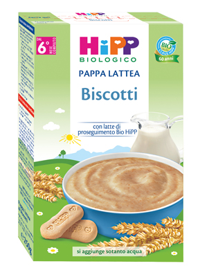 HIPP BIO PAPPA LATTEA BISCOTTI 250 G - Apotecalab srl