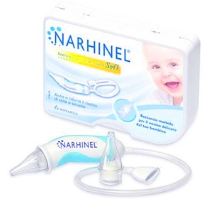ASPIRATORE NASALE NARHINEL SOFT 1 PEZZO + 2 RICAMBI - Apotecalab srl