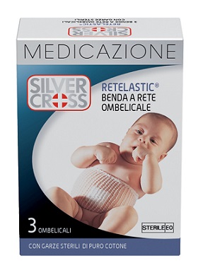 SILVER CROSS RETELASTIC MEDICAZIONE OMBELICALE 3 PEZZI - Apotecalab srl