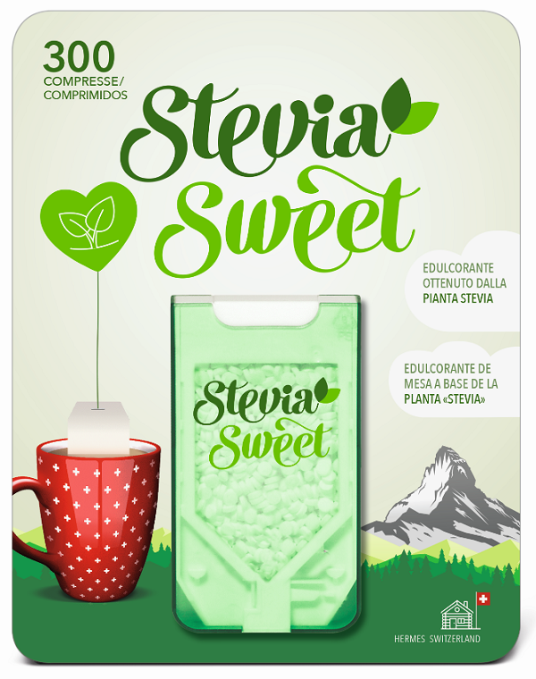 HERMESETAS STEVIA 300 COMPRESSE - Apotecalab srl