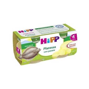 HIPP OMOGENEIZZATO PLATESSA CON PATATE 2X80 G - Apotecalab srl