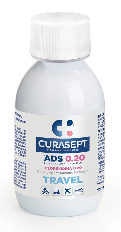 CURASEPT COLLUTORIO 0,20 ADS TRAVEL 100 ML - Apotecalab srl