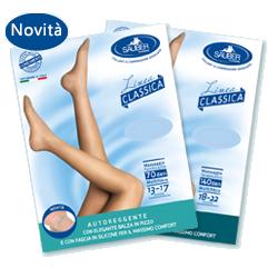 SAUBER CALZA AUTOREGGENTE 70 DENARI MAGLIA MICRORETE NEUTRO BEIGE 3 LINEA CLASSICA - Apotecalab srl