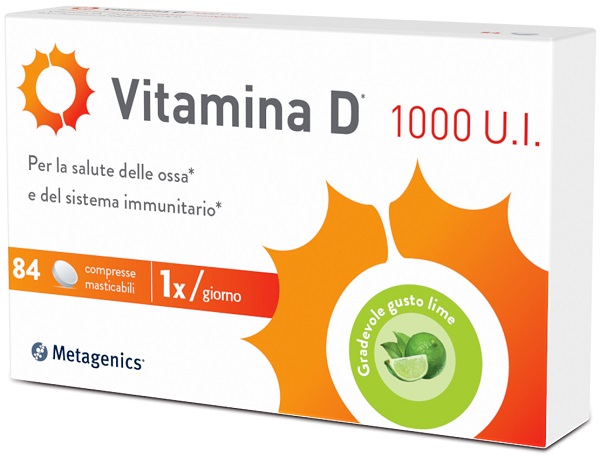 VITAMINA D 1000 UI 84 COMPRESSE MASTICABILI - Apotecalab srl