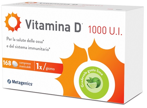 VITAMINA D 1000 UI 168 COMPRESSE MASTICABILI - Apotecalab srl