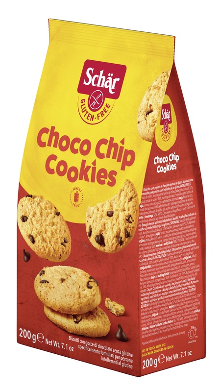 SCHAR CHOCO CHIP COOKIES 200 G - Apotecalab srl