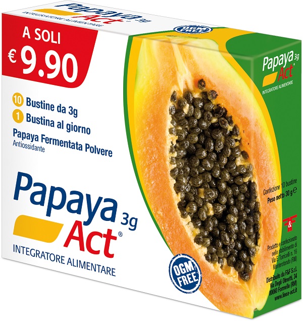 PAPAYA ACT 3G 10 BUSTINE - Apotecalab srl