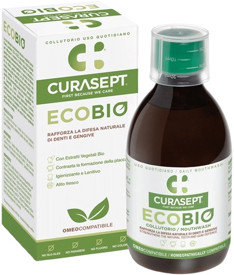 CURASEPT COLLUTORIO ECOBIO 300 ML PHARMADENT - Apotecalab srl