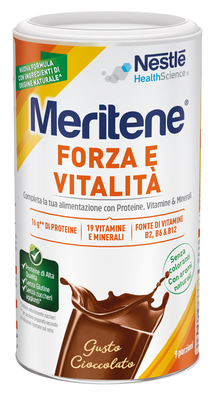 MERITENE FORZA E VITALITA' CIOCCOLATO 270 G - Apotecalab srl