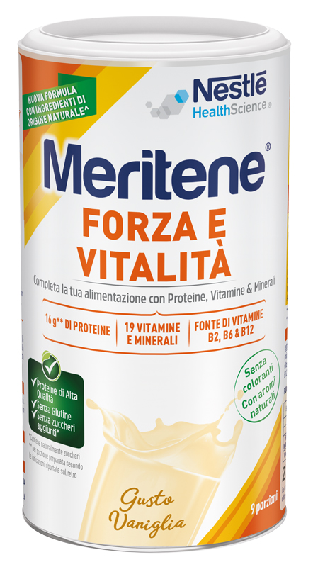 MERITENE FORZA E VITALITA' VANIGLIA 270 G - Apotecalab srl