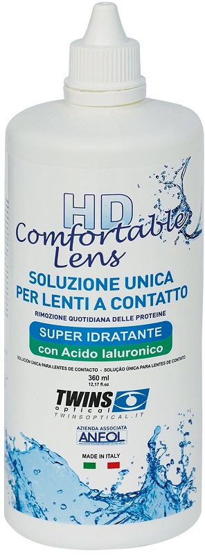 HD COMFORT LENS SOLUZIONE UNICA PER LENTI A CONTATTO 360 ML - Apotecalab srl