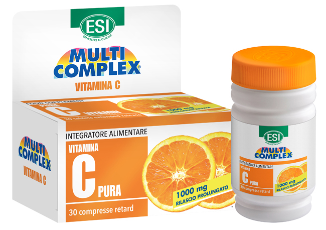 ESI MULTICOMPLEX VITAMINA C PURA 1000 MG RETARD 30 COMPRESSE - Apotecalab srl
