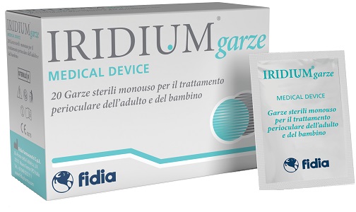IRIDIUM GARZA OCULARE MEDICATA IN TESSUTO NON TESSUTO 20 PEZZI - Apotecalab srl