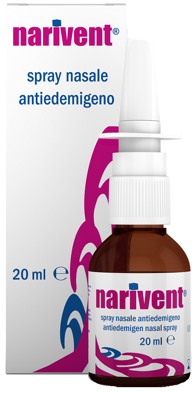 SPRAY NASALE ANTIEDEMIGENO NARIVENT FLACONE 20 ML - Apotecalab srl