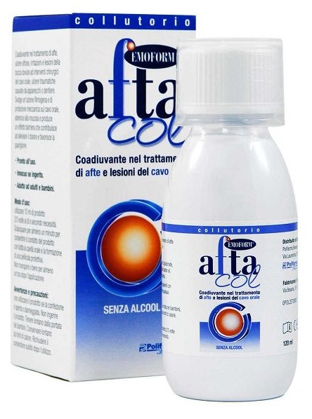 AFTACOL EMOFORM COLLUTORIO PER IGIENE DENTALE 120 ML - Apotecalab srl