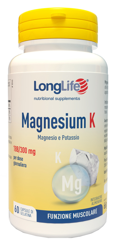 LONGLIFE MAGNESIUM K 60 CAPSULE - Apotecalab srl