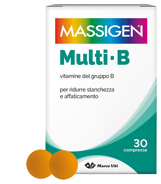 MASSIGEN MULTI B VITAMINE DEL GRUPPO B 30 COMPRESSE RIVESTITA DA 364 MG - Apotecalab srl