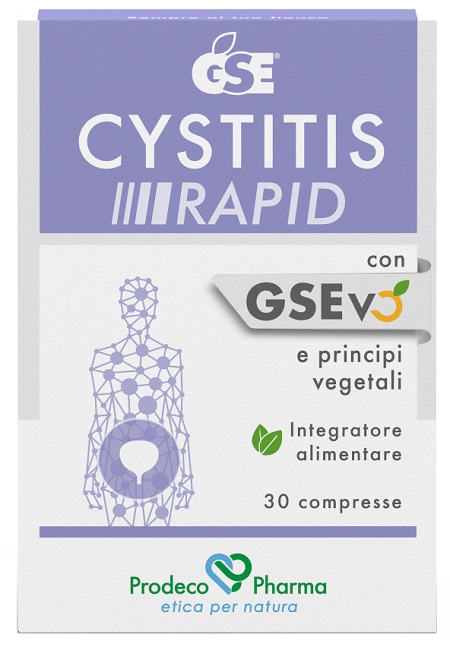 GSE CYSTITIS RAPID 30 COMPRESSE - Apotecalab srl