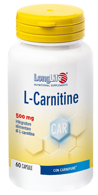 LONGLIFE L-CARNITINE 60 CAPSULE DI GELATINA DA 960 MG - Apotecalab srl