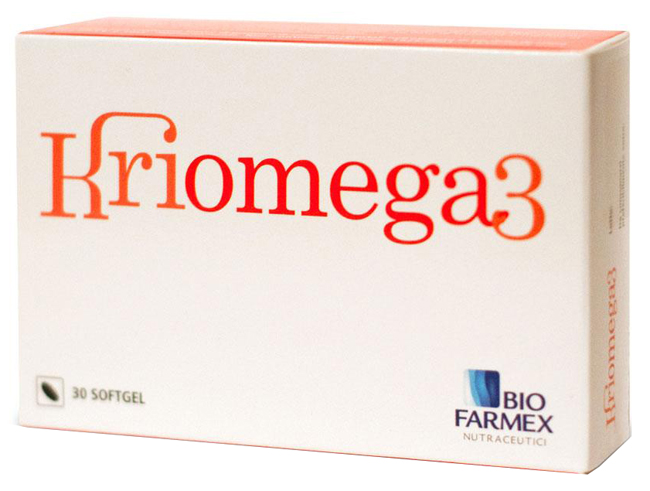 KRIOMEGA 3 30 CAPSULE SOFTGEL - Apotecalab srl