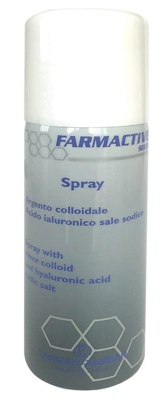 FARMACTIVE SILVER SPRAY ARGENTO ACIDO IALURONICO 125 ML - Apotecalab srl