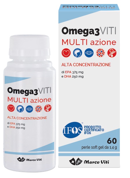 VITI OMEGA3 MULTIAZIONE 60 PERLE - Apotecalab srl