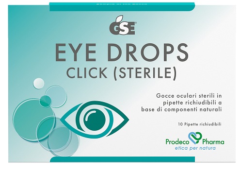 GSE EYE DROPS CLICK GOCCE OCULARI 10 PIPETTE 0,5 ML - Apotecalab srl