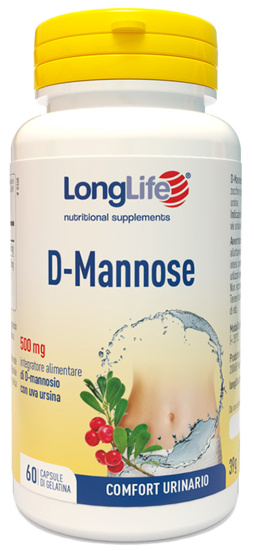 LONGLIFE D-MANNOSE 60 CAPSULE - Apotecalab srl