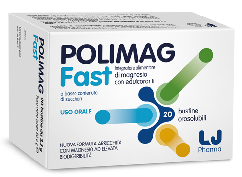 POLIMAG FAST 20 STICK PACK - Apotecalab srl