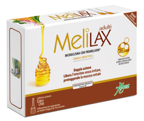 MELILAX ADULTI MICROCLISMI 6 PEZZI 10 G - Apotecalab srl