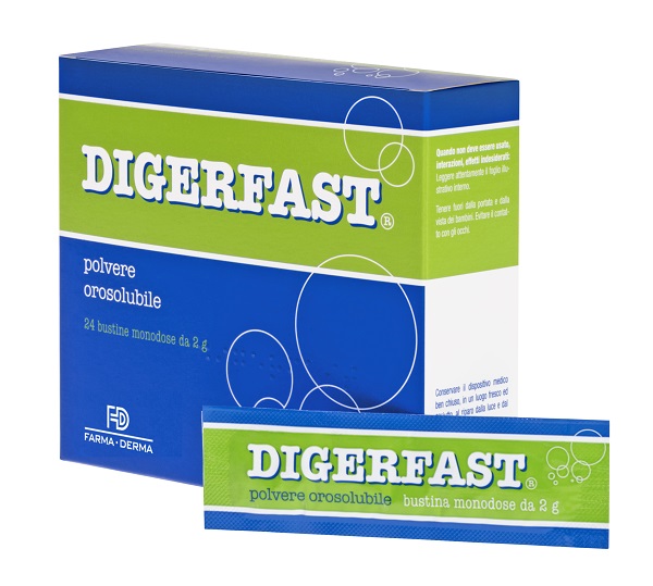DIGERFAST POLVERE 24 BUSTINE MONODOSE 2 G - Apotecalab srl