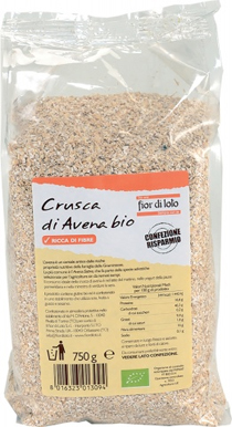 CRUSCA DI AVENA BIO 750 G - Apotecalab srl