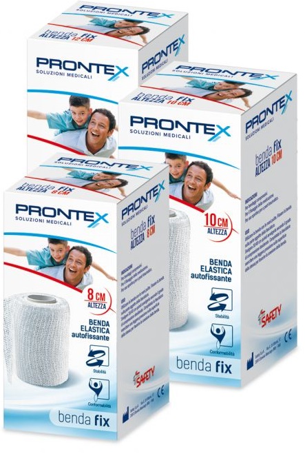 BENDA ELASTICA PRONTEX FIX AUTOFISSANTE 12 CM DI ALTEZZA PER4 METRI IN ESTENSIONE 1 PEZZO - Apotecalab srl
