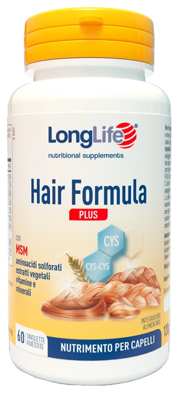 LONGLIFE HAIR FORMULA PLUS 60 TAVOLETTE - Apotecalab srl