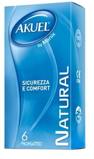 PROFILATTICO ANSELL AKUEL BY MANIX NATURAL B 6 PEZZI - Apotecalab srl